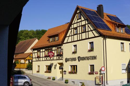 Gasthaus Tauberstube in Rothenburg ob der Tauber, Deutschland