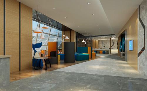 Vestíbulo, Holiday Inn Express Qingdao Innovation Park By IHG in Laoshan