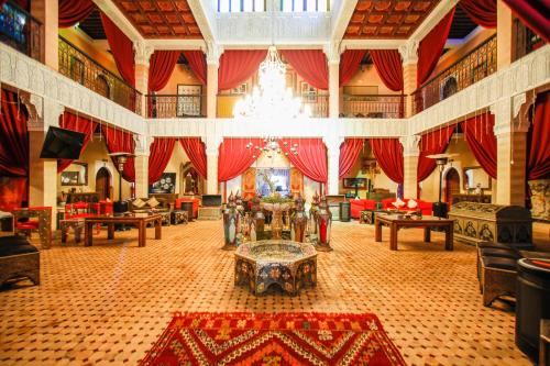 Lobby, Kasbah Ait Oumghar Hotel in Demnat
