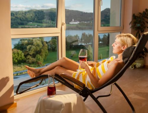 Sauna, Hotel Seehof in St. Georgen Am Langsee