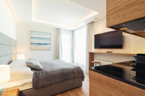 Studio with terrace in a luxury closed estate by Grand Apartments, Sopoty (fotografie 3)