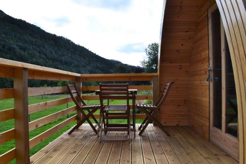 Balkons/terase, Craskie Glamping Pods in Tomich