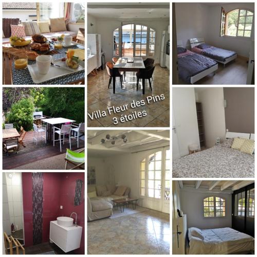 Villa Fleur des Pins 14 personnes 3 étoiles Bassin Arcachon - Location saisonnière - Gujan-Mestras