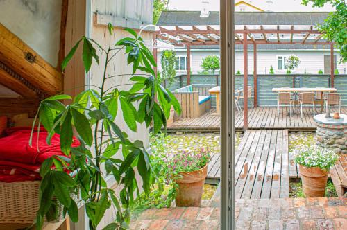 Balcony/terrace, Taevas Kulalistemaja in Voru