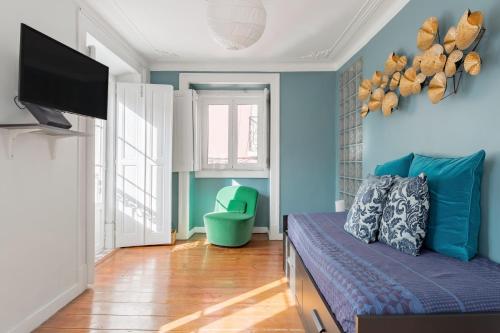 Avenida da Liberdade Area, Bright and Newly Renovated 2 Bedroom Apartment, Lisbon Historical Center, Lisabon (fotografie 2)