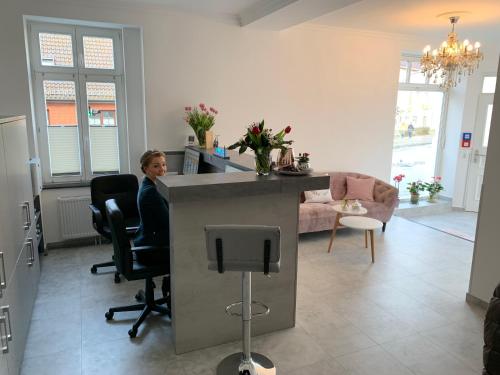ล็อบบี้, Hotel Hanseat Stralsund in ซทรัลซูน์ด