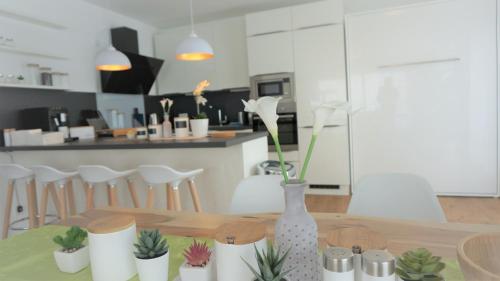 Panorama Penthouse Apartment mit Klima und Whirlpool für bis zu 6 Personen