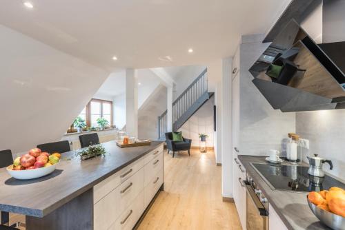 Konyha, RH-Appartements 15 Minuten von Basel im Dorf Rührberg (RH-Appartements 15 Minuten von Basel im Dorf Ruhrberg) in Grenzach-Wyhlen