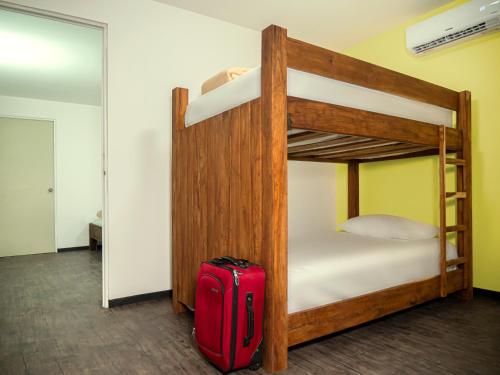 Colorbox beds and rooms in Tulum, Mexico