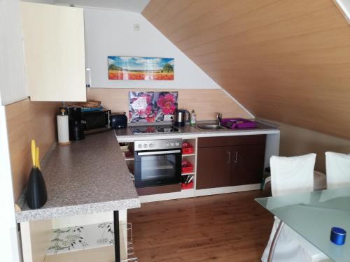 virtuve, Hoernchens-Ferienwohnung in Neuenkirchen (Heidekreis)