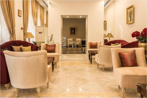 大厅, 拉梅森布兰奇酒店 (Hotel La Maison Blanche) in 突尼斯市