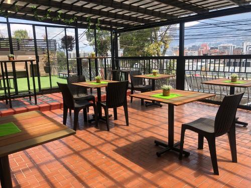 ระเบียง/ชานเรือน, Air Suites Hotel Boutique in เอล บาตัน