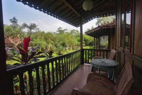 Rõdu/terrass, Amata Borobudur Resort in Magelang