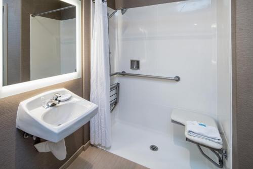 Standard Queen Room with Accessible Roll-In Shower