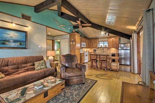 Galveston Waterfront Stilt Home Less Than 1Mi to the Beach - main image