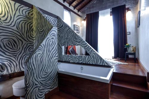 浴室, Hotel Boutique Valle de Oca in 比利亞納蘇爾里奧德奧卡