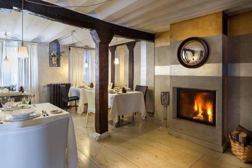 餐廳, Hotel Boutique Valle de Oca in 比利亞納蘇爾里奧德奧卡