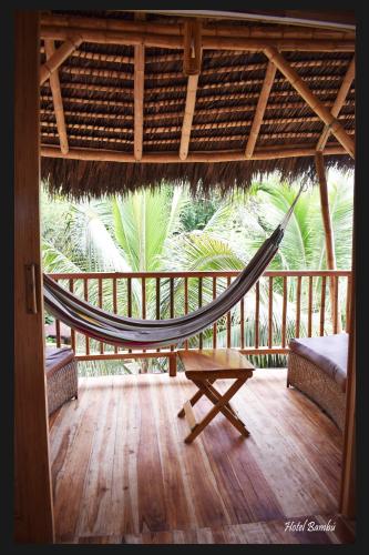 Balkons/terase, Hotel Bambú (Hotel Bambu) in Kanoa