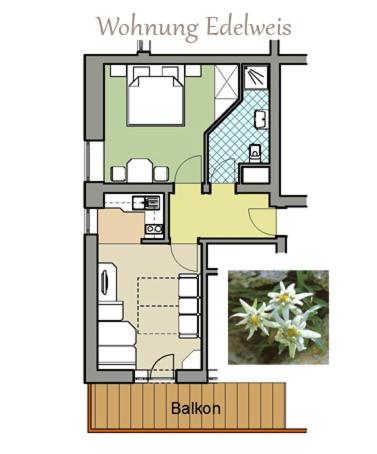 One-Bedroom Apartment with Balcony