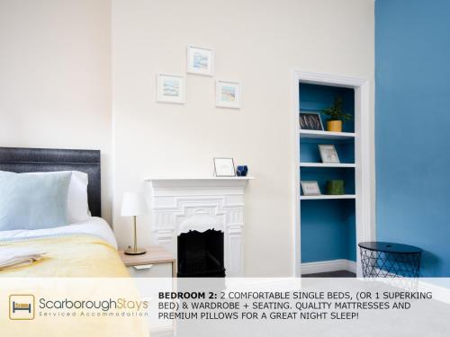 Beautiful Victorian Townhouse Great location close to THE BEACH and Peasholm Park with FREE PARKING SLEEPS 9 - image 2