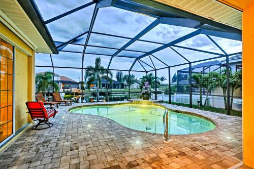 Cape Coral House with Private Dock Pool and Tiki Bar! Cape Coral Florida