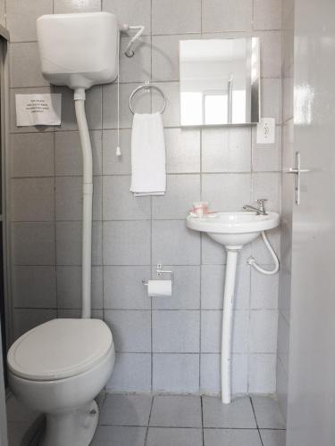 ห้องน้ำ, Pousada Atlantico Centro - Fortaleza in ฟอร์ตาเลซา