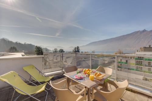 Terraza/balcón, Residence Azurea in Aix-les-Bains-Gresy