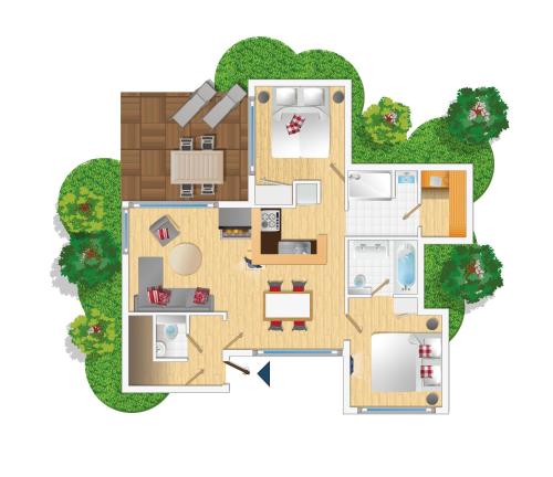 Center Parcs Les Bois Francs Room Type - VIP Cottage New Design (4 People)