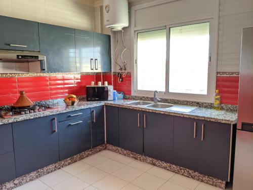 Kitchen, Full Appart Hotel in Kenitra