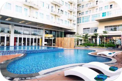 Swimming pool, Channel Stay @ Bogor Icon Apartment in Tanah Sereal