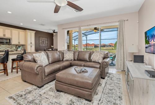 Spacious Pool Area with LAKE VIEW - 5BD/4.5BA Pool Home #5AV139 - main image