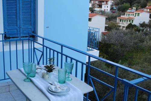 陽台/露台, Armenaki Apartments in 森帕蒂基