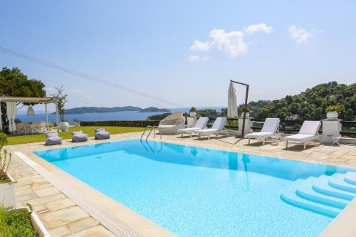 Electra Pool Villa Skiathos gîte à louer Kanapitsa