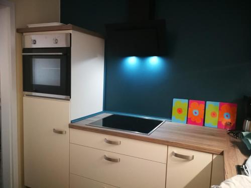 Küche, Ferienwohnung Nunatak am Plöner See (Ferienwohnung Nunatak am Ploner See) in Dersau