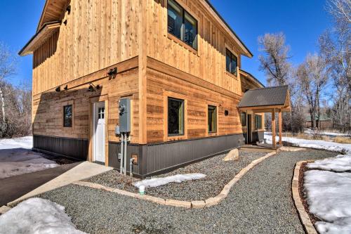 Riverfront Home with BBQ 2 Mi to Downtown Gunnison!
