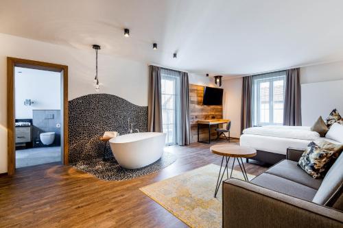 Fürdőszoba, Hotel Zum Stemplinger Hansl in Hauzenberg