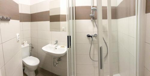 Bathroom, Hotel U namornika in Plzen