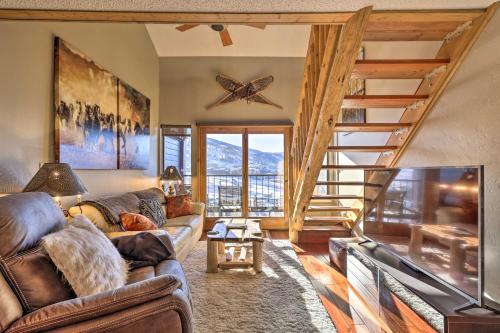 Steamboat Ski Getaway with Balcony and Resort Views!