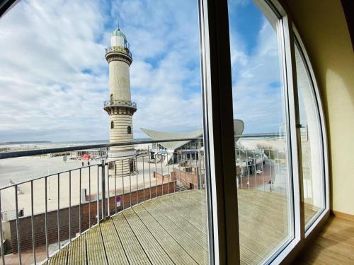 Sonnendeck direkt am Leuchtturm