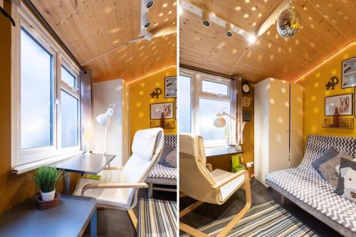 2 Bed Wooden Log Cabin Tv & Netflix, , London