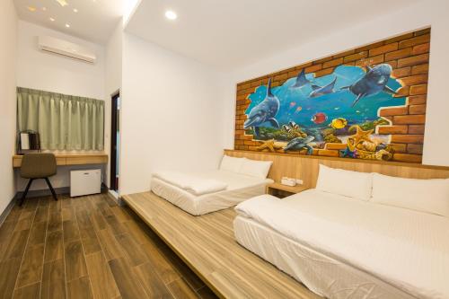 小琉王求 八八 民宿 Xiaoliuqiu 88 Homestay 平價 團體多人包棟 家庭親子 首選 – Xiaoliuqiu, CA