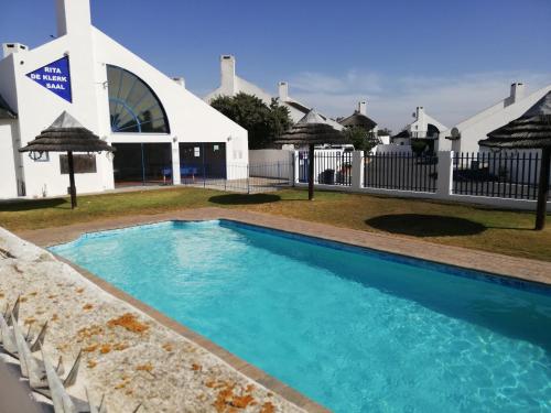 A szálláshely kívülről, Slakkepas 52 in Velddrif