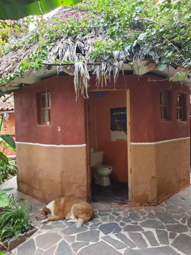 Salle de bain, Mayan Casas in San Marcos La Laguna