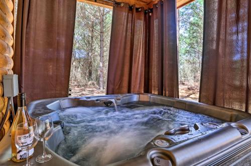 . The Breeze Forested Oasis with Hot Tub and Deck!