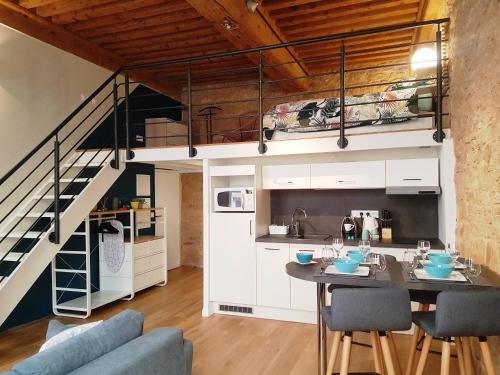 Charmant appartement style Canut Pentes Croix Rousse, Lyon (photo 2)