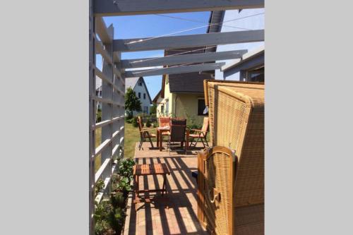 Balkons/terase, Haus TimpeTe am Breetzer Bodden in Neuenkirchen (Vorpommern-Rugen)