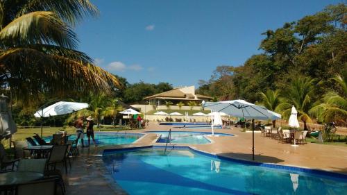 Aldeia do Lago C405-churrasqueira, bebidas liberadas nas piscinas, internet no ap, rampa de acesso a in Parque Termas de Caldas