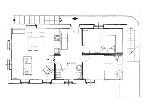 Apartment with Garden View