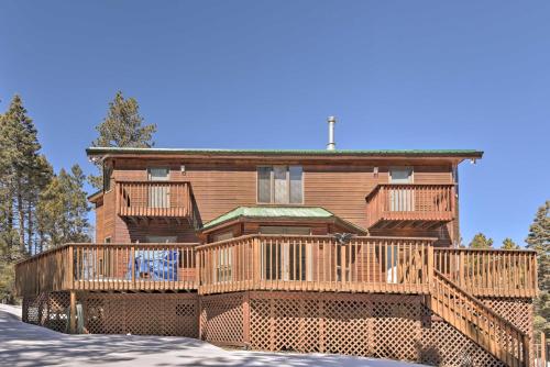 Angel Fire Escape with Deck Less Than 4 Miles to Resort!