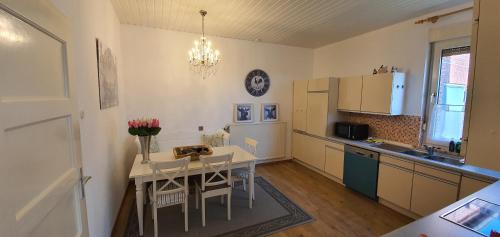 köök, Ferienbauernhof De Slaaphoeve in Emlichheim